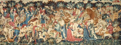 Los tapices de caza de Devonshire; caza del jabalí y del oso de Unbekannt Unbekannt